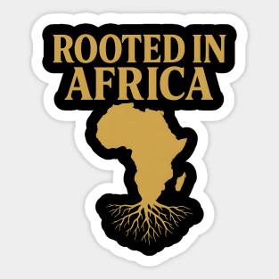 Rooted In Africa Sticker